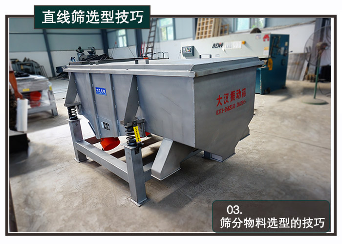 直線振動篩選型