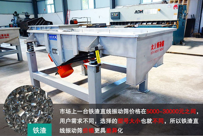 鐵渣直線振動篩