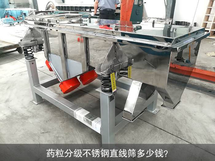 藥粒分級不銹鋼直線篩
